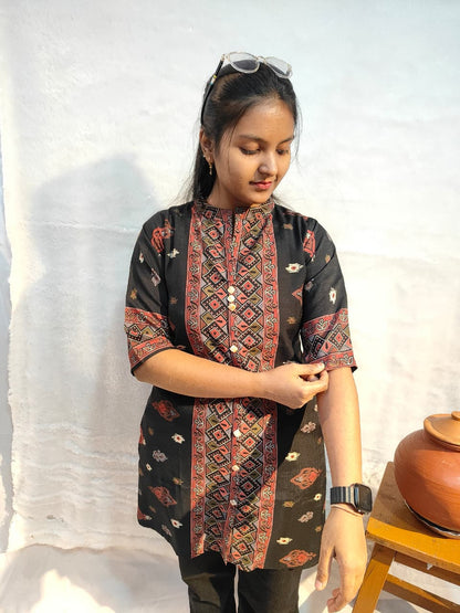 Rustic Vartican short kurti