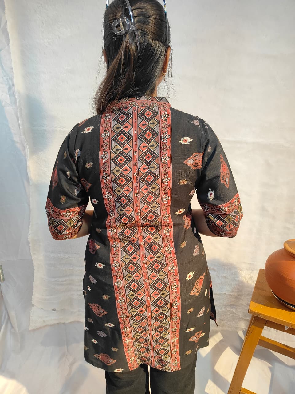 Rustic Vartican short kurti