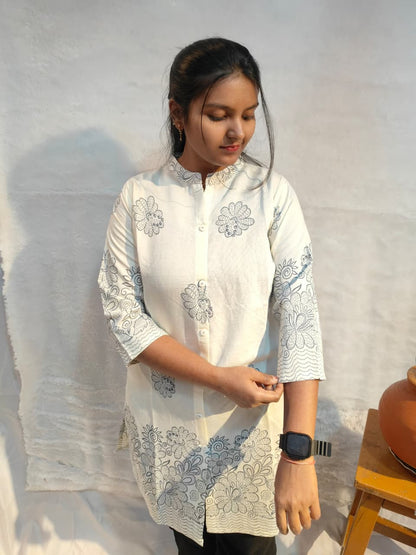 Ivory Vartican short kurti
