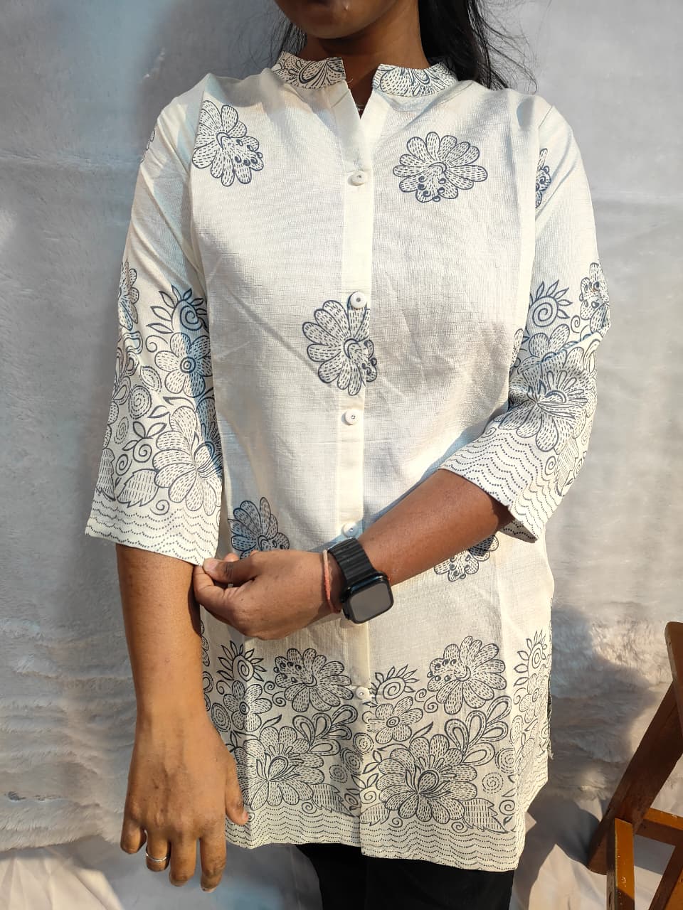 Ivory Vartican short kurti
