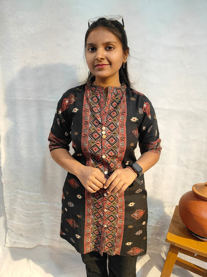 Rustic Vartican short kurti