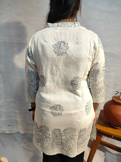 Ivory Vartican short kurti